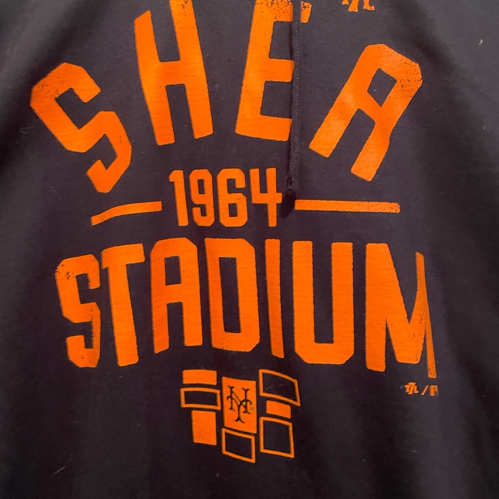 One of a kind METS/shea stadium hoodie!